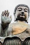 Tian Tan, Big Buddha, Bronze Statue-ThaiWanderer-Framed Photographic Print