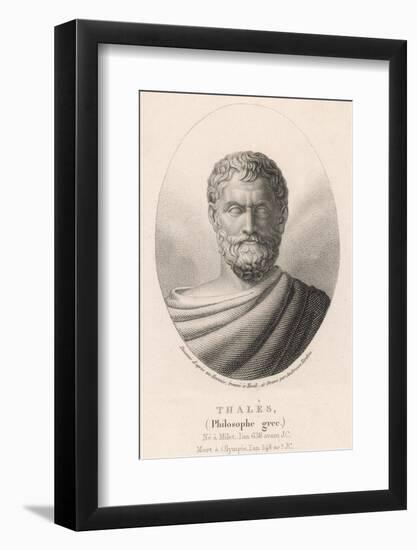 Thales of Miletus Greek Philosopher and Scientist-Ambroise Tardieu-Framed Photographic Print