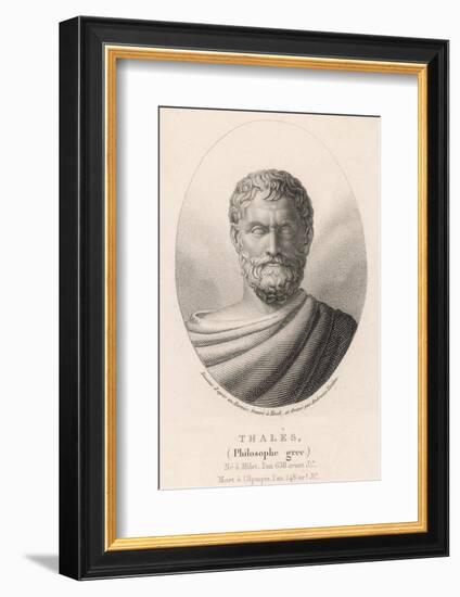 Thales of Miletus Greek Philosopher and Scientist-Ambroise Tardieu-Framed Photographic Print