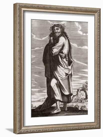 Thales of Miletus, Greek Philosopher-Middle Temple Library-Framed Photographic Print