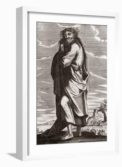 Thales of Miletus, Greek Philosopher-Middle Temple Library-Framed Photographic Print