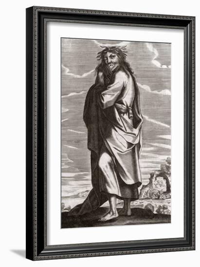 Thales of Miletus, Greek Philosopher-Middle Temple Library-Framed Photographic Print