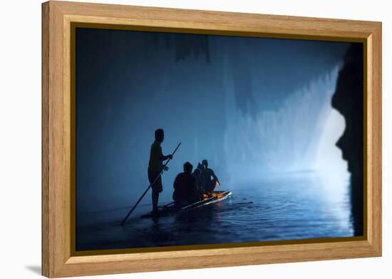 Tham Lod Caves 2-Ben Heine-Framed Premier Image Canvas