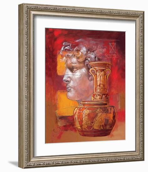 Thamatos' Pottery-Joadoor-Framed Art Print