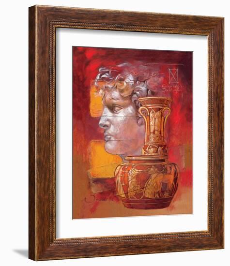 Thamatos' Pottery-Joadoor-Framed Art Print