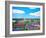 Thames Gateway Summer-Noel Paine-Framed Giclee Print