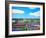 Thames Gateway Summer-Noel Paine-Framed Giclee Print