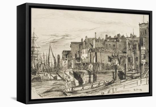 Thames Police-James Abbott McNeill Whistler-Framed Premier Image Canvas