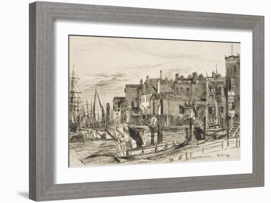 Thames Police-James Abbott McNeill Whistler-Framed Giclee Print