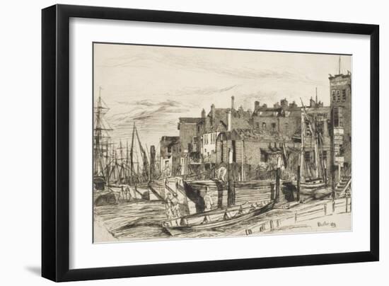 Thames Police-James Abbott McNeill Whistler-Framed Giclee Print