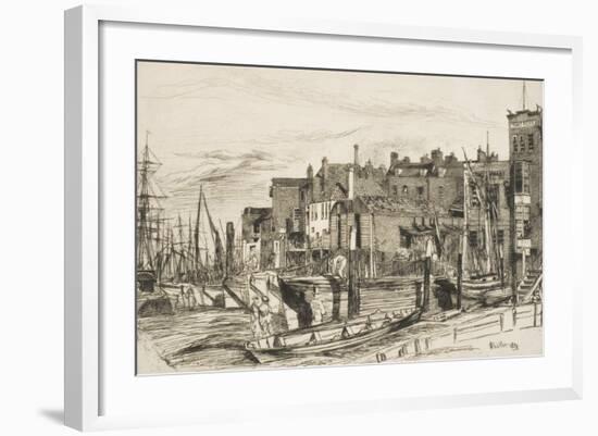 Thames Police-James Abbott McNeill Whistler-Framed Giclee Print