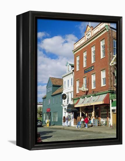 Thames Street, Newport, Rhode Island, USA-Fraser Hall-Framed Premier Image Canvas