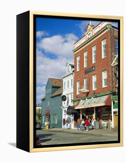 Thames Street, Newport, Rhode Island, USA-Fraser Hall-Framed Premier Image Canvas