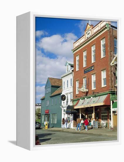 Thames Street, Newport, Rhode Island, USA-Fraser Hall-Framed Premier Image Canvas