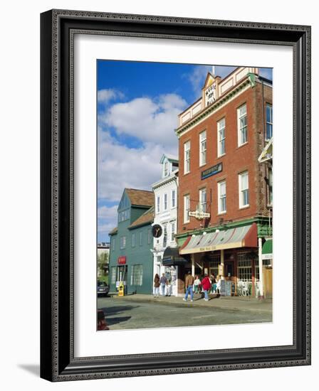 Thames Street, Newport, Rhode Island, USA-Fraser Hall-Framed Photographic Print