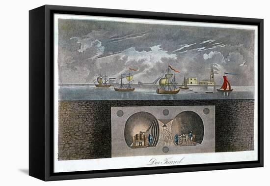 Thames Tunnel, C1830-null-Framed Premier Image Canvas