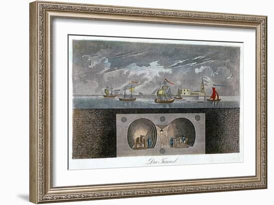 Thames Tunnel, C1830-null-Framed Giclee Print