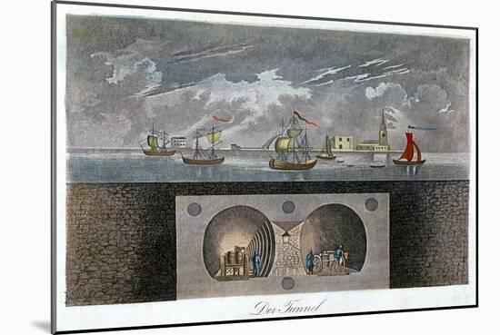 Thames Tunnel, C1830-null-Mounted Giclee Print