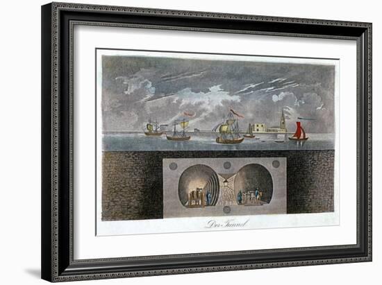 Thames Tunnel, C1830-null-Framed Giclee Print