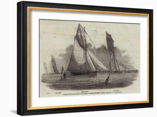 Thames Yacht Club Match, Prima Donna Rounding the Buoy at Erith-Nicholas Matthews Condy-Framed Giclee Print