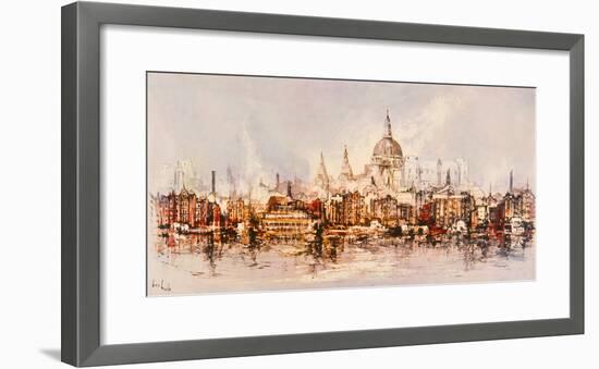 Thameside-Ben Maile-Framed Giclee Print