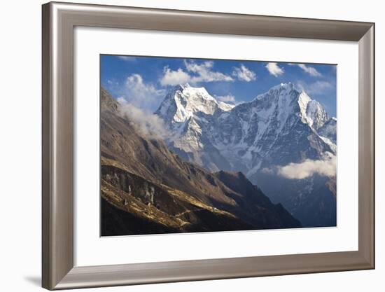 Thamserku and Kantega, Dudh Kosi Valley, Solu Khumbu (Everest) Region, Nepal-Ben Pipe-Framed Photographic Print