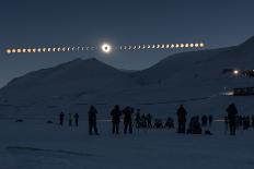 Solar Eclipse Sequence in Svalbard on March 20, 2015-THANAKRIT SANTIKUNAPORN-Mounted Photographic Print