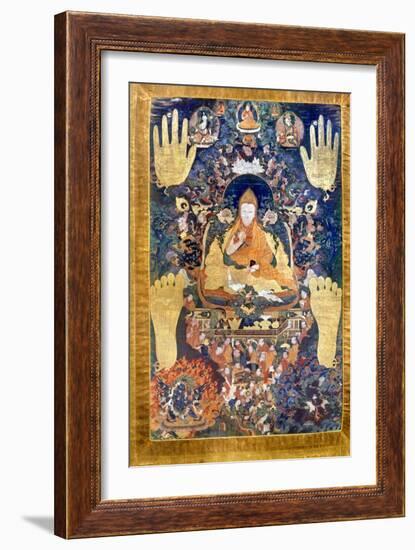 Thangka: Dalai Lama-null-Framed Giclee Print