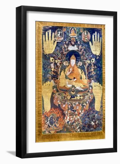 Thangka: Dalai Lama-null-Framed Giclee Print