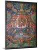 Thangka Depicting Green Tara-null-Mounted Giclee Print