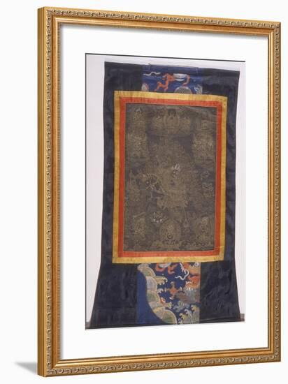 Thangka of Dharmapala-null-Framed Giclee Print