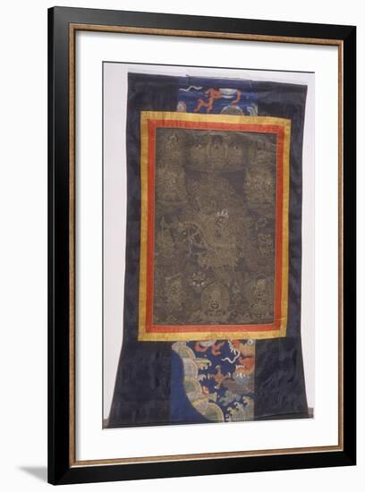 Thangka of Dharmapala-null-Framed Giclee Print