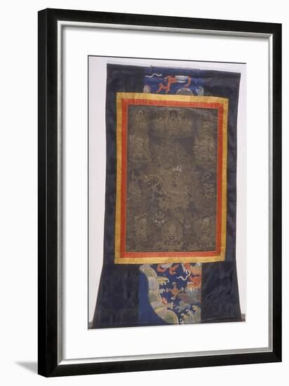 Thangka of Dharmapala-null-Framed Giclee Print