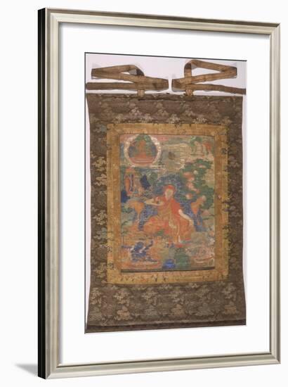 Thangka of Sakya Pandita-null-Framed Giclee Print