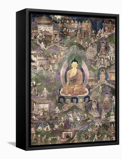 Thangka of the Buddha-null-Framed Premier Image Canvas