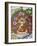 Thangka Painting of the Buddha Sakyamuni Surrounded by Temptation, Bhaktapur, Nepal, Asia-Godong-Framed Photographic Print