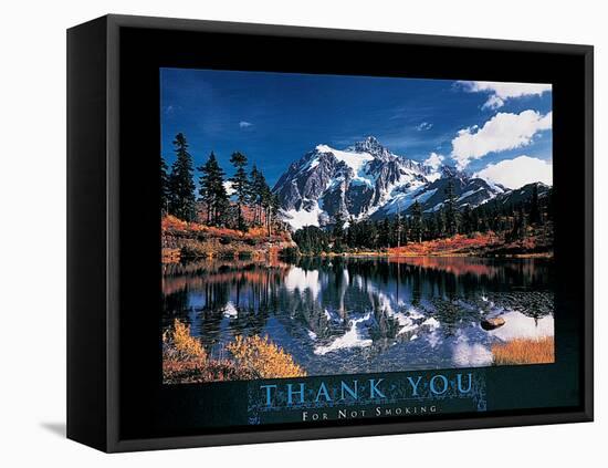 Thank You - For Not Smoking-unknown unknown-Framed Stretched Canvas