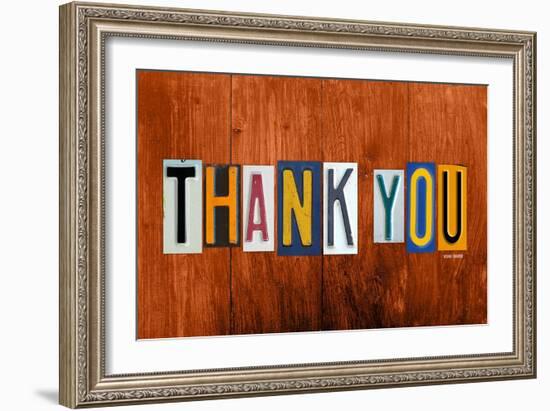 Thank You-Design Turnpike-Framed Giclee Print