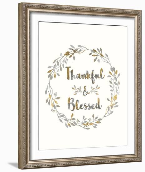 Thankful - Chrome-Kristine Hegre-Framed Giclee Print