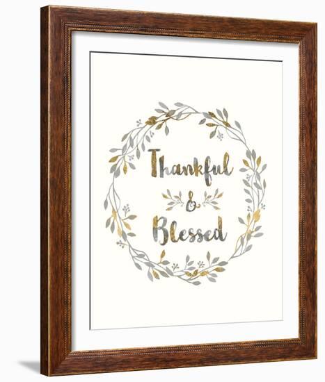 Thankful - Chrome-Kristine Hegre-Framed Giclee Print