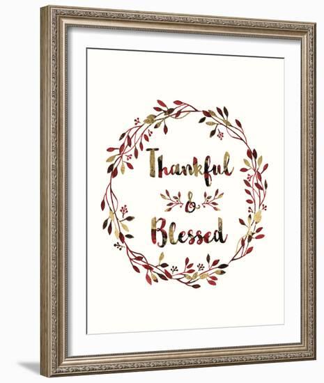 Thankful - Luxe-Kristine Hegre-Framed Giclee Print