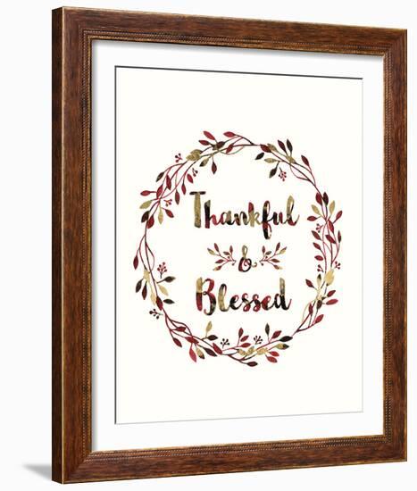 Thankful - Luxe-Kristine Hegre-Framed Giclee Print