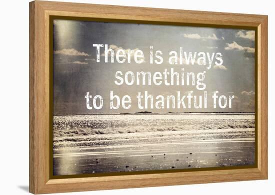 Thankful-Vintage Skies-Framed Premier Image Canvas