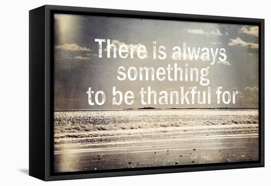 Thankful-Vintage Skies-Framed Premier Image Canvas