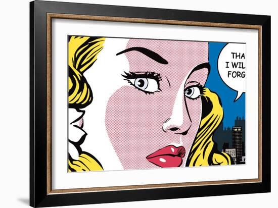 Thanks, I Will not Forget It-Sheila B.-Framed Premium Giclee Print