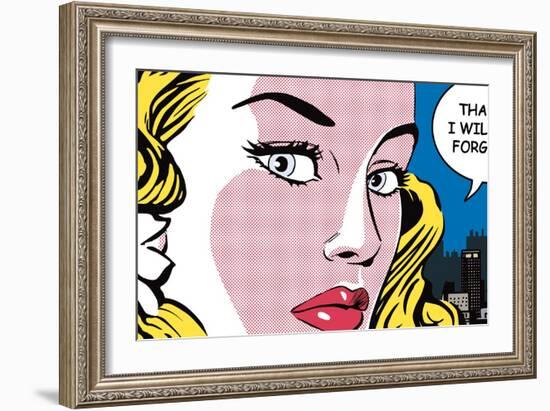 Thanks, I Will not Forget It-Sheila B.-Framed Art Print