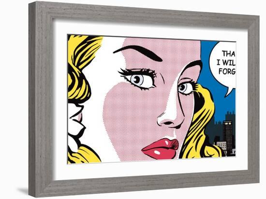 Thanks, I Will not Forget It-Sheila B.-Framed Art Print