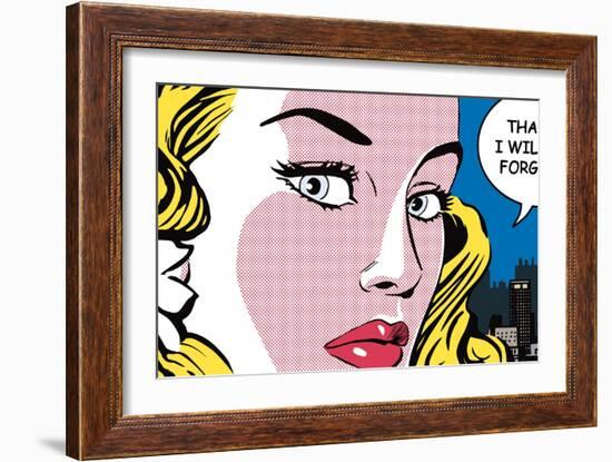 Thanks, I Will not Forget It-Sheila B.-Framed Art Print