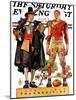 "Thanksgiving, 1628/1928," Saturday Evening Post Cover, November 24, 1928-Joseph Christian Leyendecker-Mounted Giclee Print