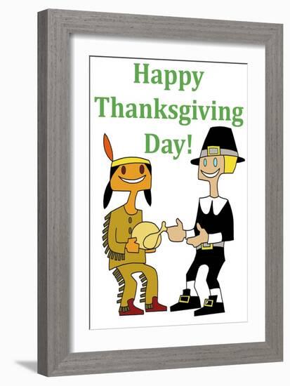 Thanksgiving 1-Miguel Balbás-Framed Giclee Print